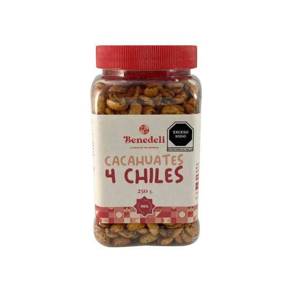 Cacahuate Gourmet “Cuatro Chiles” 250 g BENEDELI