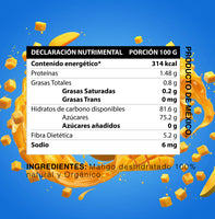 Mango Deshidratado 100% Natural, Orgánico 55g