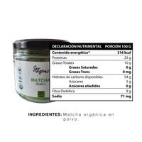 Matcha Orgánica en Polvo, 120g, SerVegano®