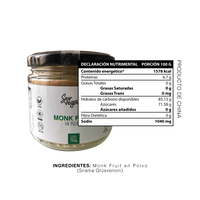 Monk Fruit en Polvo 100% Natural, 250G, SerVegano® (Sin ERITRITOL ni edulcorantes adicionales)