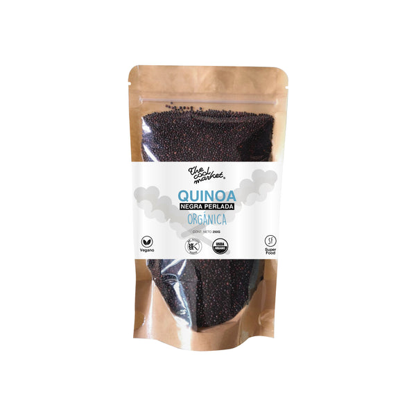 Quinoa Orgánica Negra Perlada, 250g