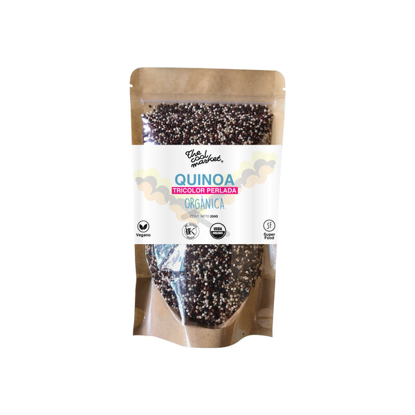 Quinoa Orgánica Tricolor Perlada, 250g