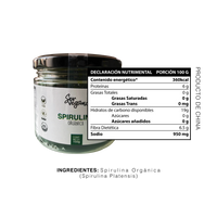 Spirulina Orgánica en polvo, 150g, SerVegano®