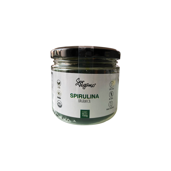 Spirulina Orgánica en polvo, 150g, SerVegano®