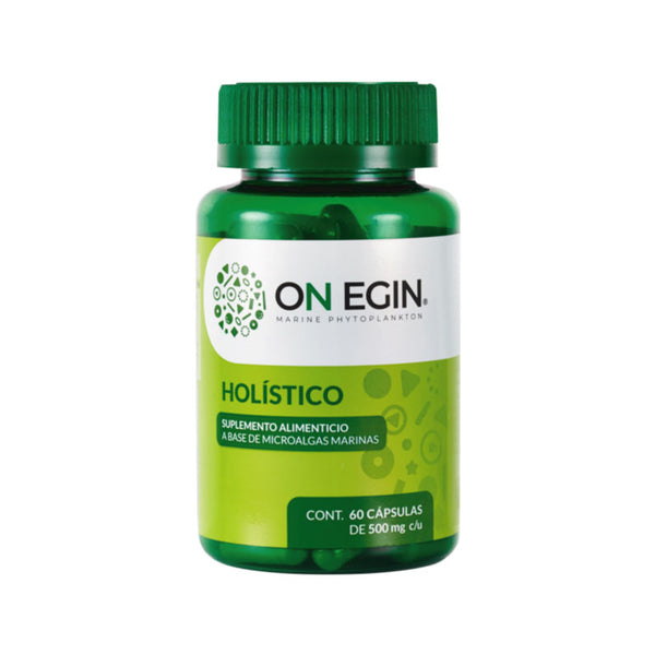 Suplemento Alimenticio a base de microalgas, HOLÍSTICO - 60 cápsulas vegetales ON EGIN®