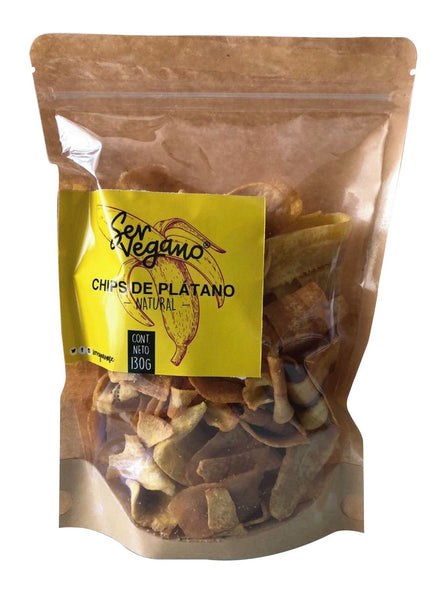 Chips de Plátano Horneadas, 130G, SerVegano®