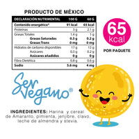 Obleas de Amaranto con superfoods endulzadas con Stevia, Pink Chai, 60g