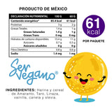 Obleas de Amaranto con superfoods endulzadas con Stevia, Taro, 60g